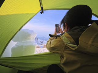 展望抜群の1等地でした