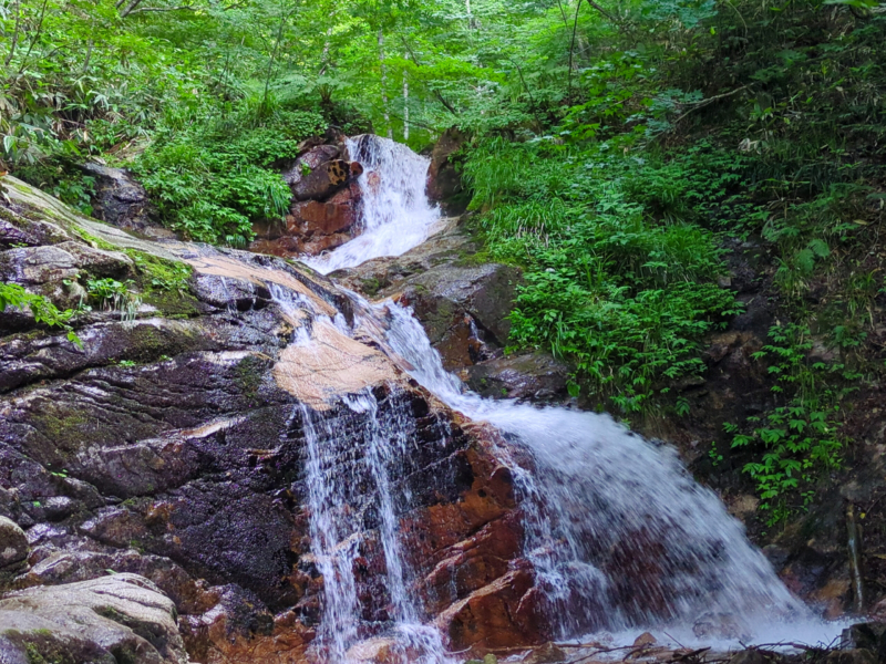ナメっぽい滝が多い気がした。