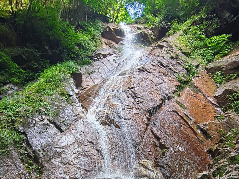 右岸支流にかかる35m。
